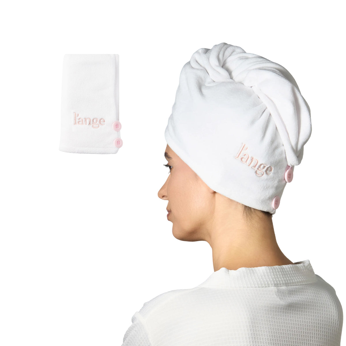 Hair Wrap Towel Medium Lightweight Microfiber
