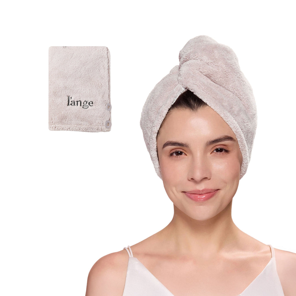 Plush Hair Wrap Towel Medium Ultra-Absorbent Coral Fleece